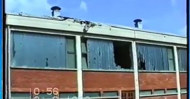 Snimljeno 12.09.1993. godine – nakon artiljerijskog napada na Ogulin Snimljeno 12.09.1993. godine – nakon artiljerijskog napada na Ogulin